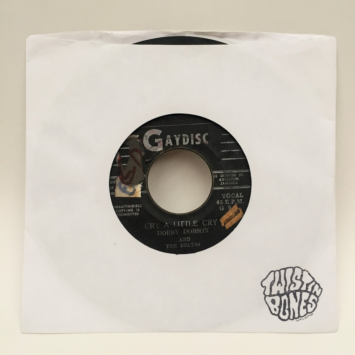 7¨ DOBBY DOBSON AND THE DELTAS - CRY A LITTLE CRY / DIAMONDS AND