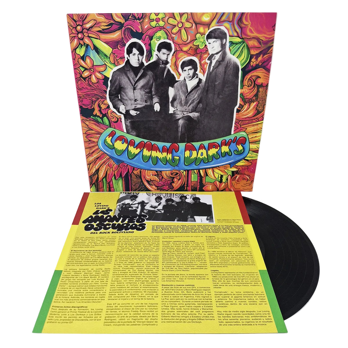 LOVING DARKS - LOS AMANTES OSCUROS (GARAGE FUZZ 60's BOLIVIA LP