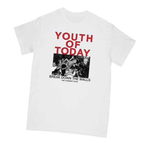 YOUTH OF TODAY - BREAKDOWN THE WALLS 1987 TOUR TEE