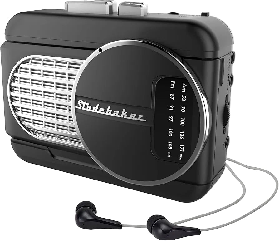 STUDEBAKER WALKMAN CON AUDIFONOS + BLUETOOTH