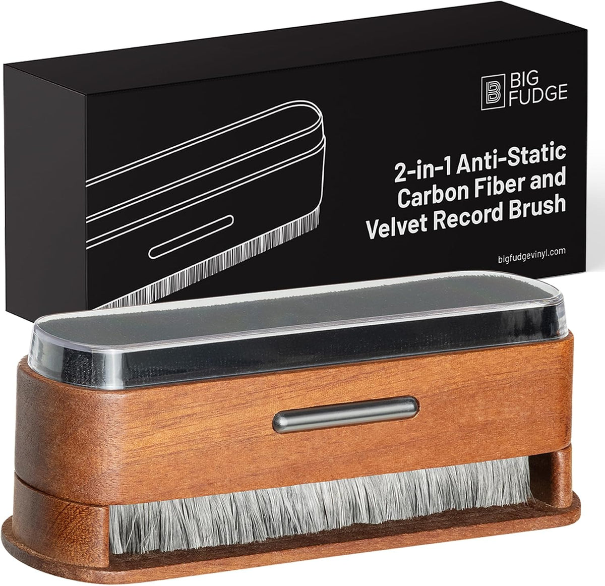 2 EN 1 RECORD BRUSH + VELVET BIG FUDGE