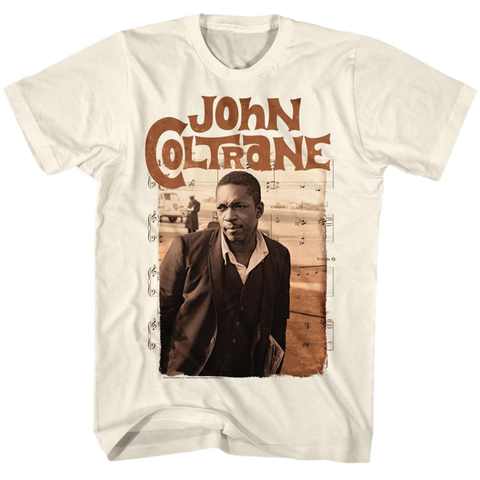 JOHN COLTRANE -  SEPIA AND NOTES TEE