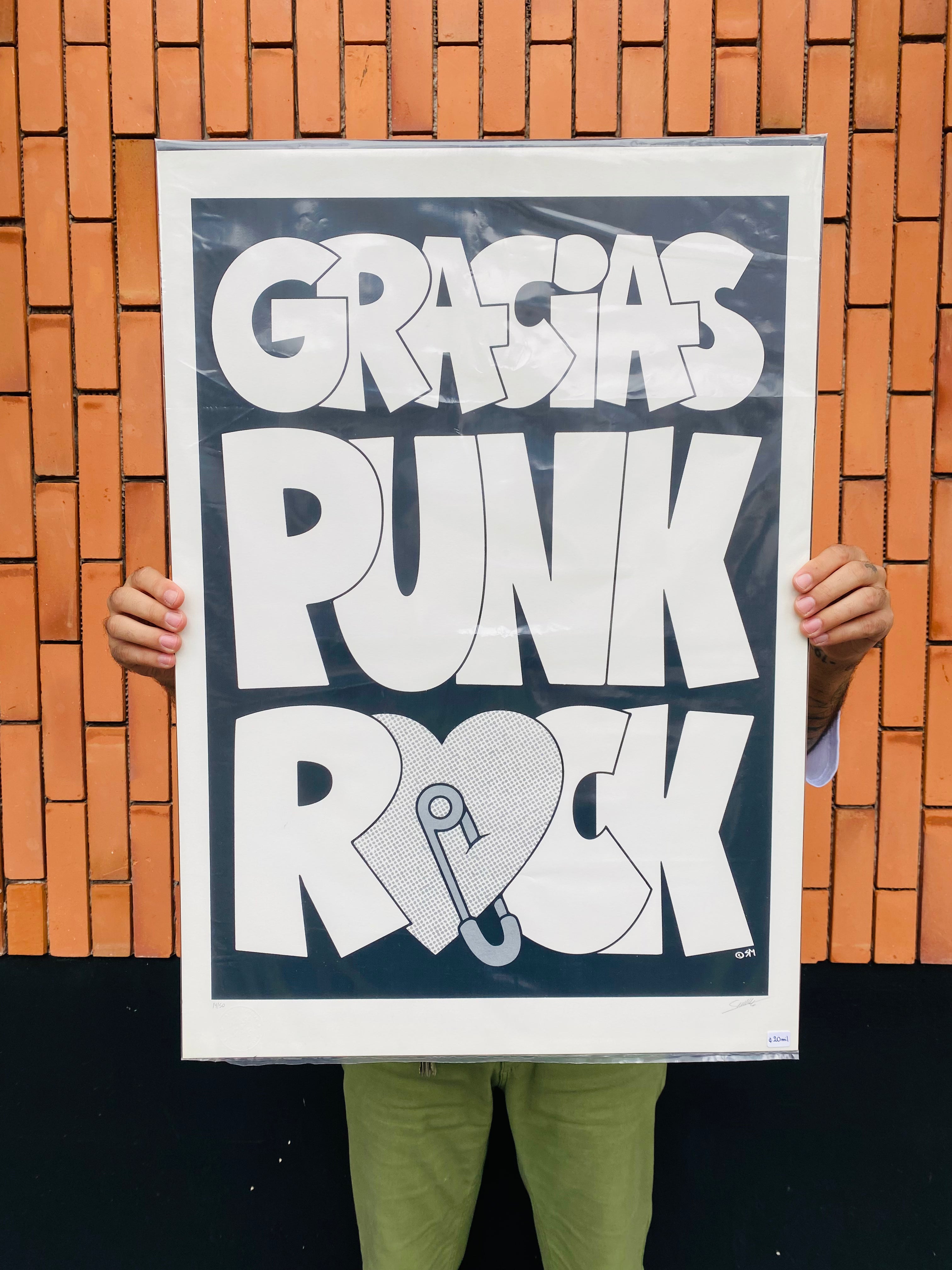 GRACIAS PUNK ROCK PRINT