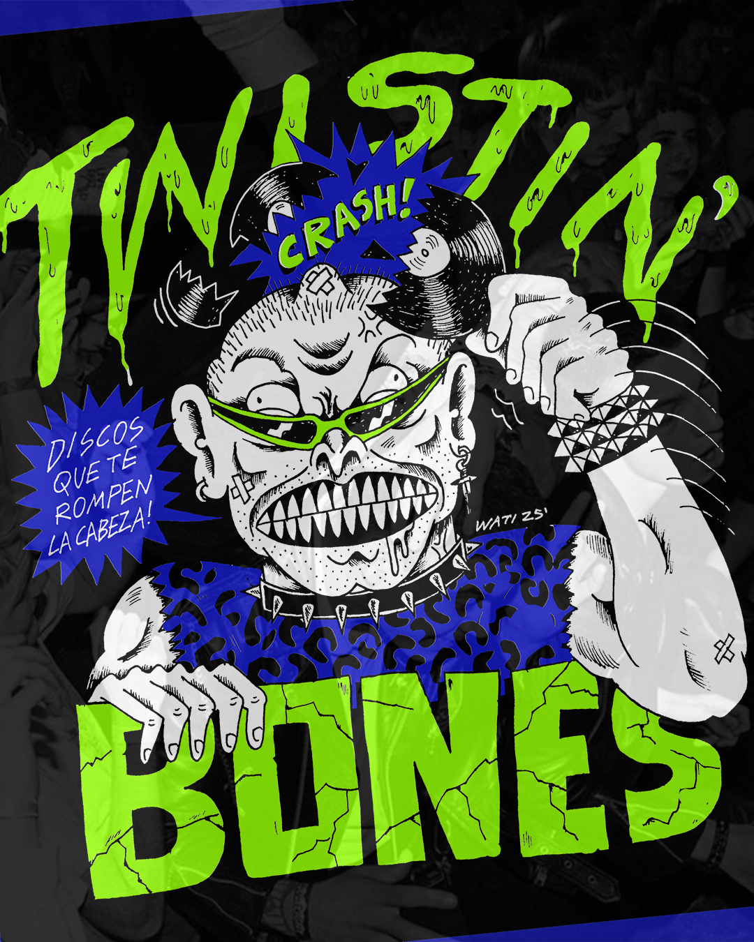TWB - DISCOS QUE TE ROMPEN LA CABEZA TEE