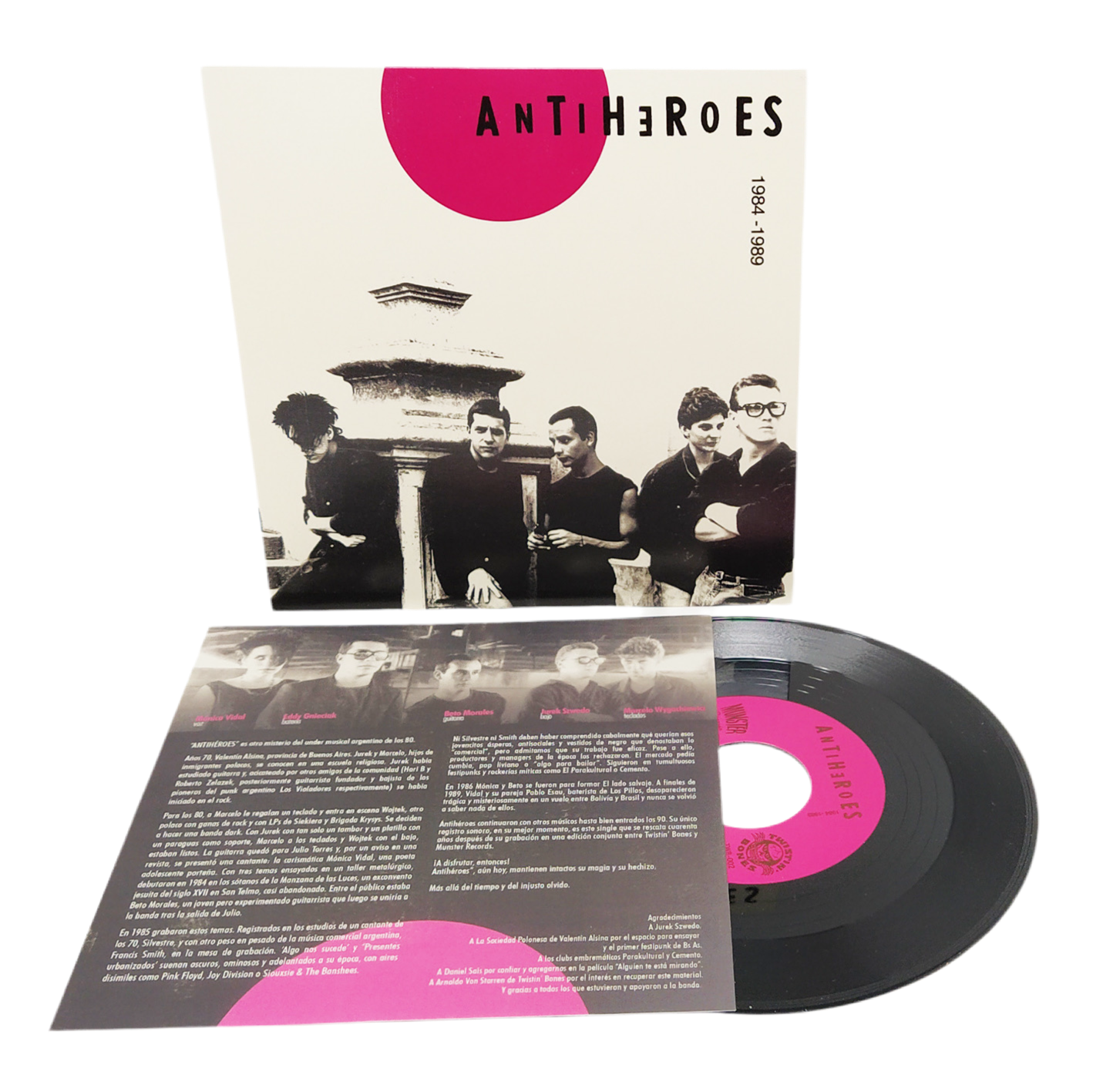 7" ANTIHÉROES - S/T (ARGENTINA 80’s POST PUNK)