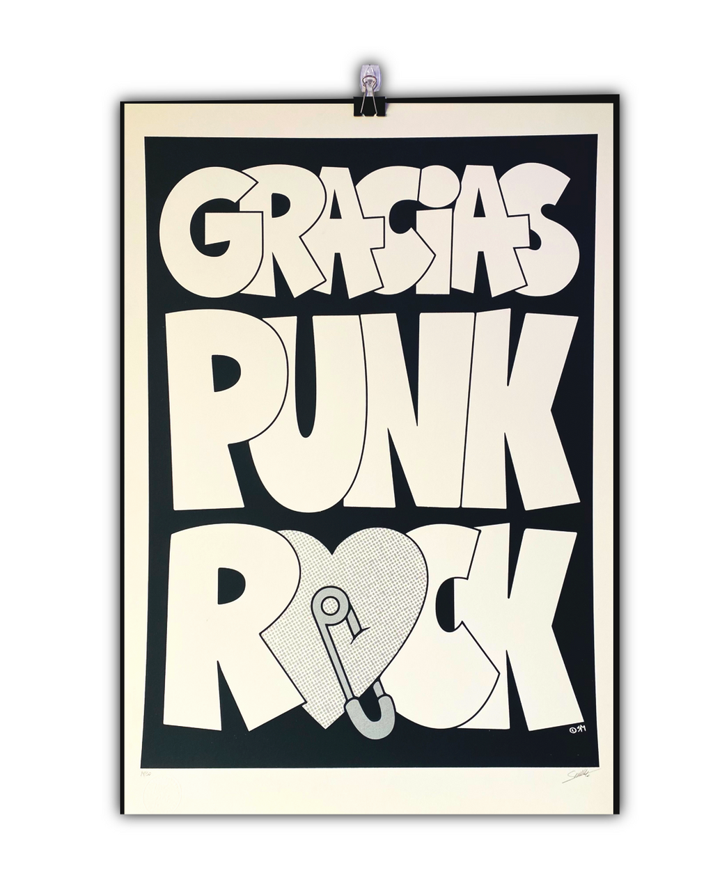GRACIAS PUNK ROCK PRINT