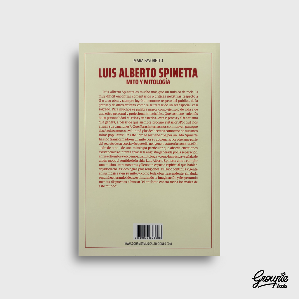 LUIS ALBERTO SPINETTA - MITO Y MITOLOGIA LIBRO