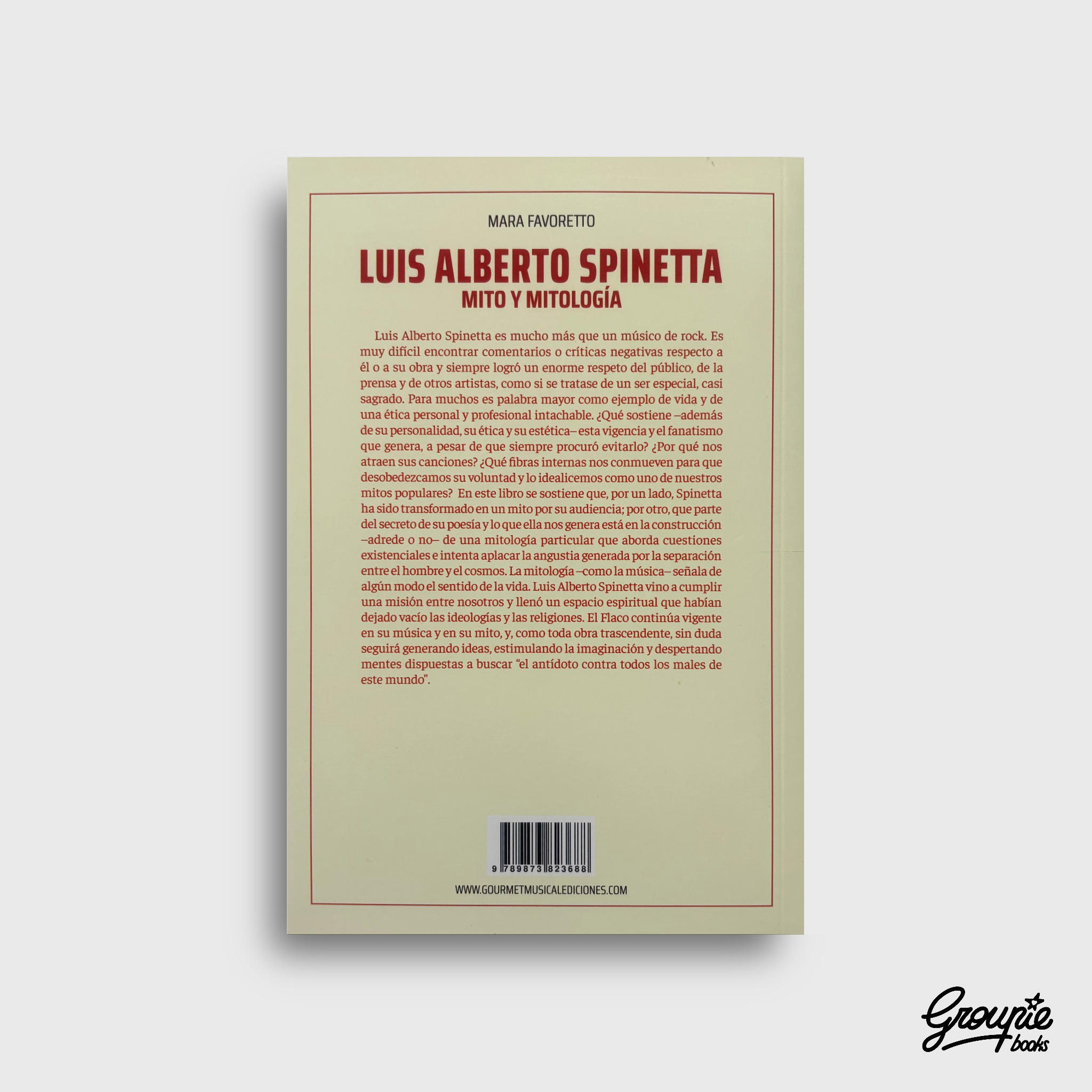 LUIS ALBERTO SPINETTA - MITO Y MITOLOGIA LIBRO