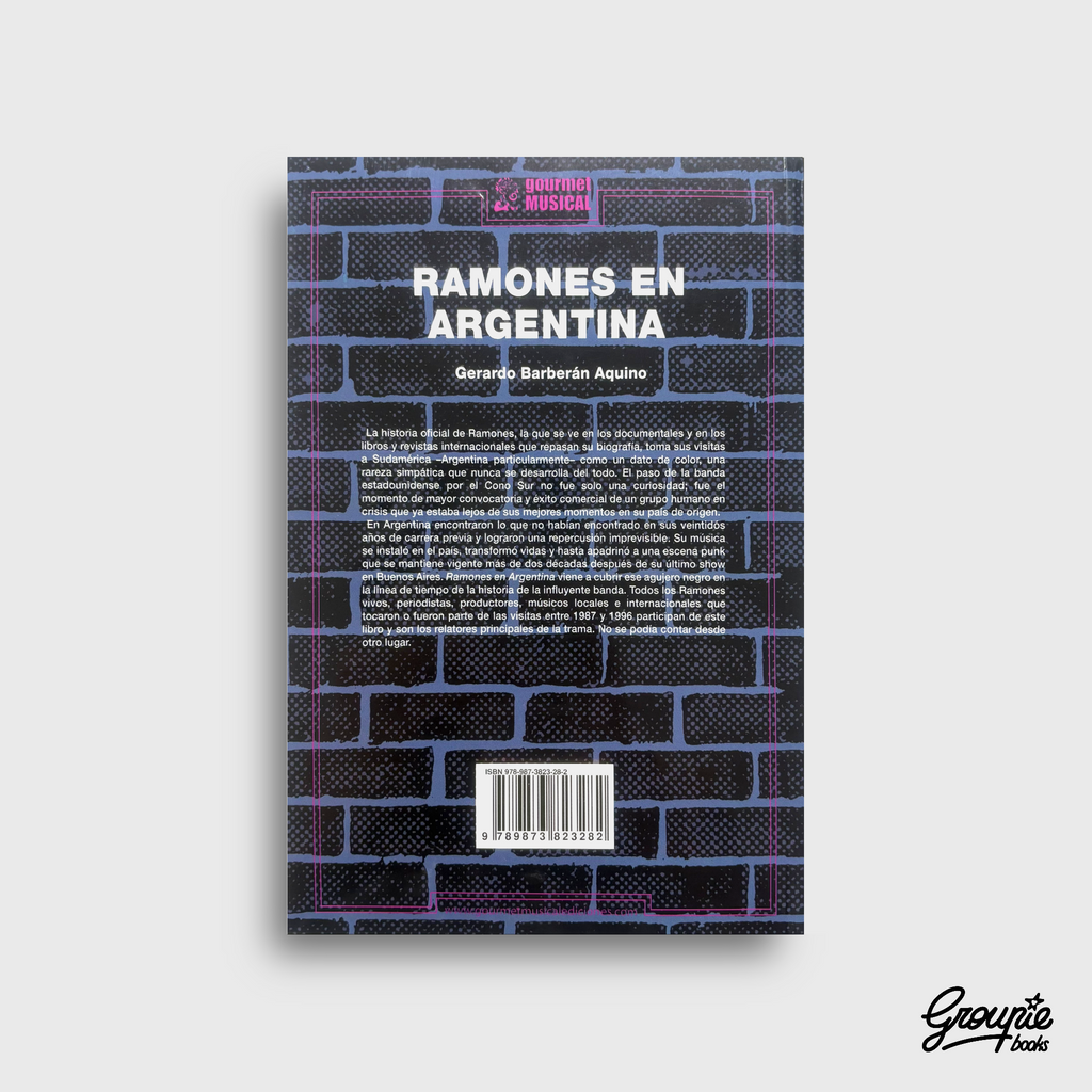 RAMONES EN ARGENTINA LIBRO
