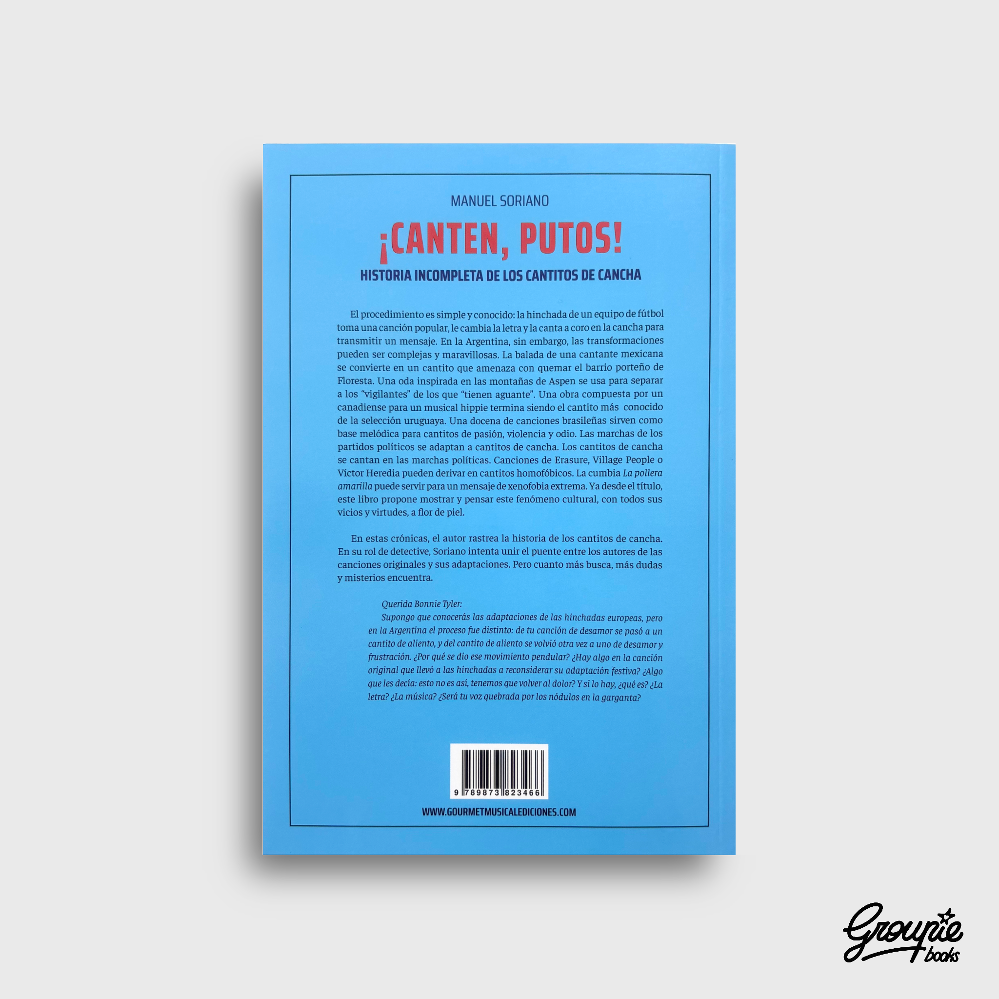 CANTEN PUTOS - HISTORIA INCOMPLETA DE LOS CANTITOS DE CANCHA LIBRO