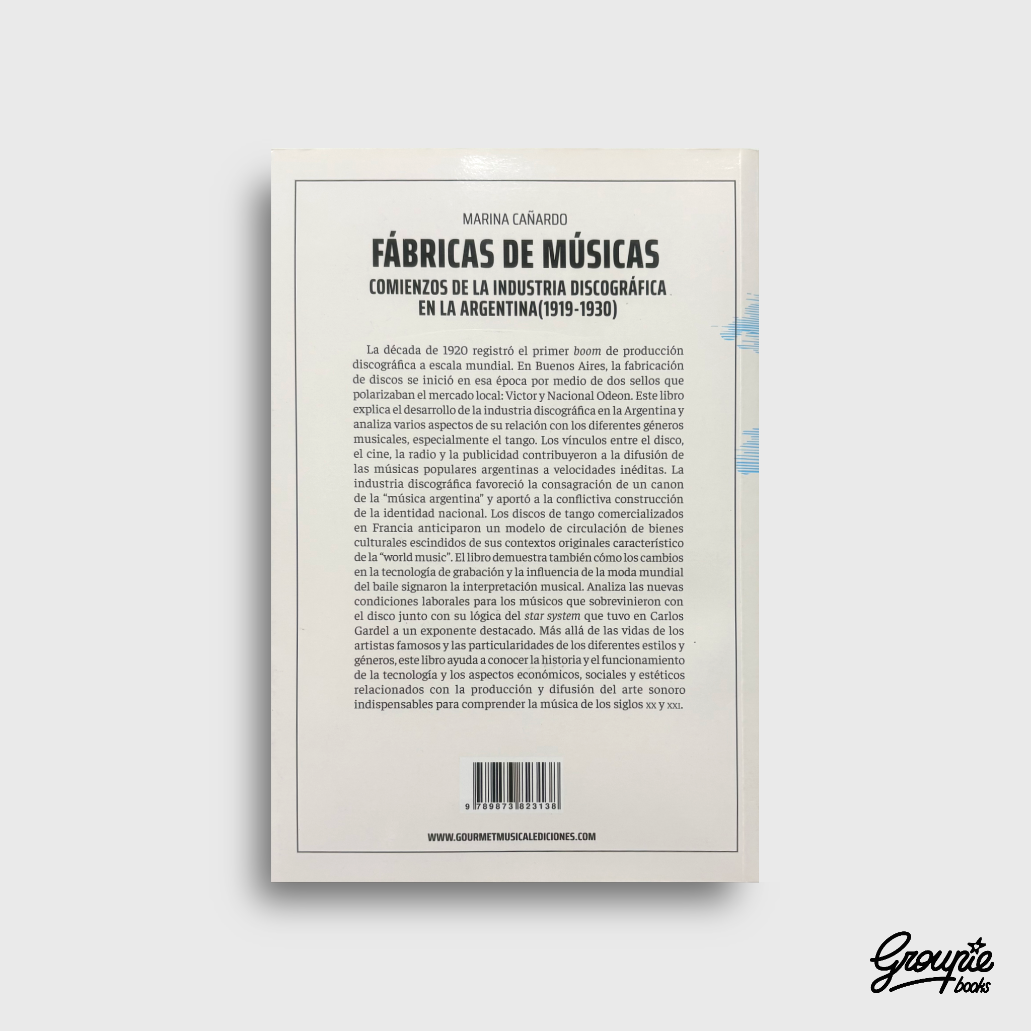 FABRICAS DE MUSICAS - COMIENZOS DE LA IND DISCOGRAFICA ARGENTINA LIBRO