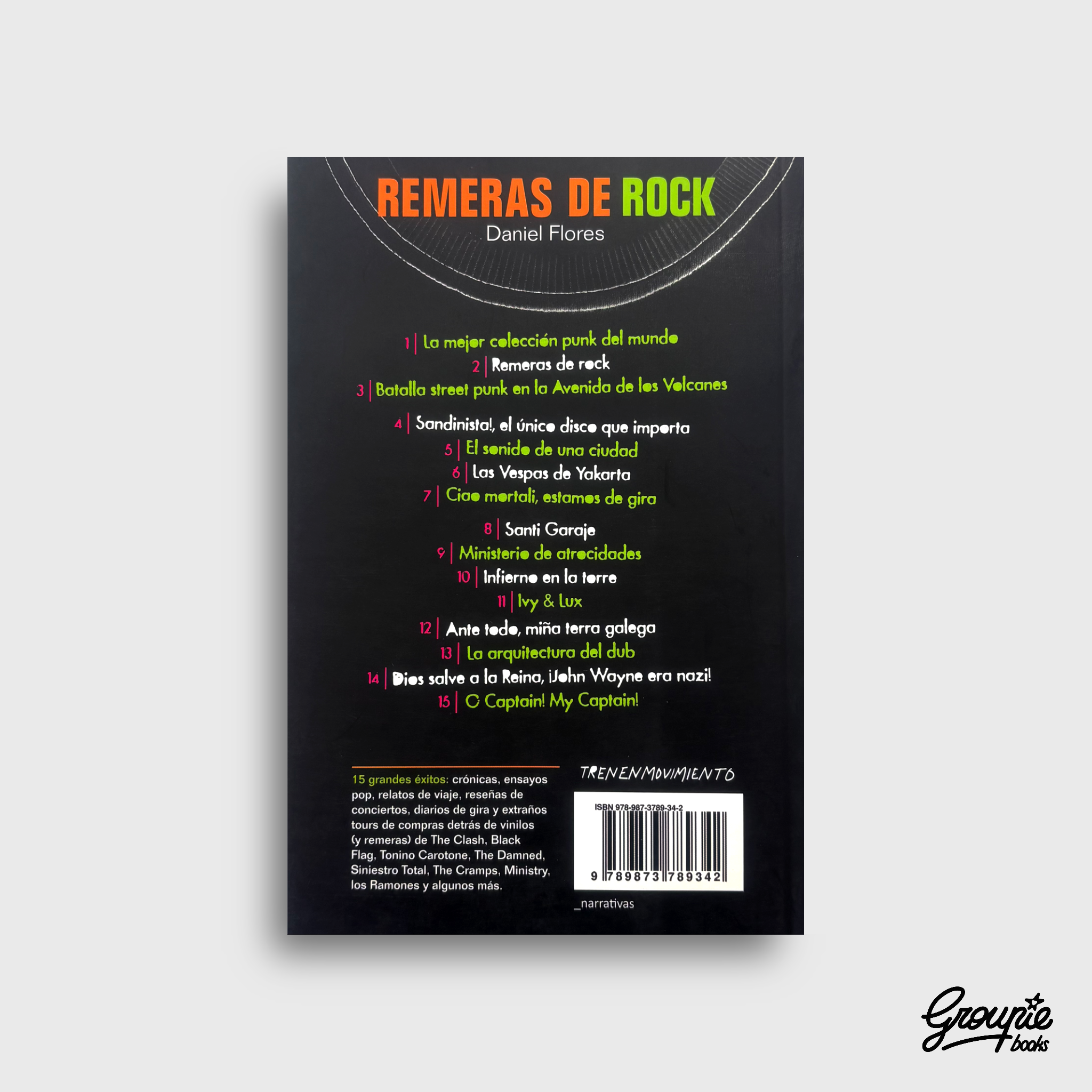 REMERAS DE ROCK LIBRO