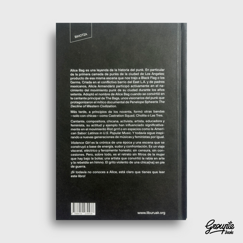 ALICE BAG - VIOLENCE GIRL LIBRO