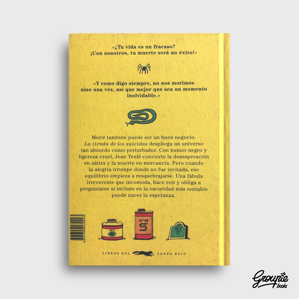 LA TIENDA DE LOS SUICIDAS LIBRO