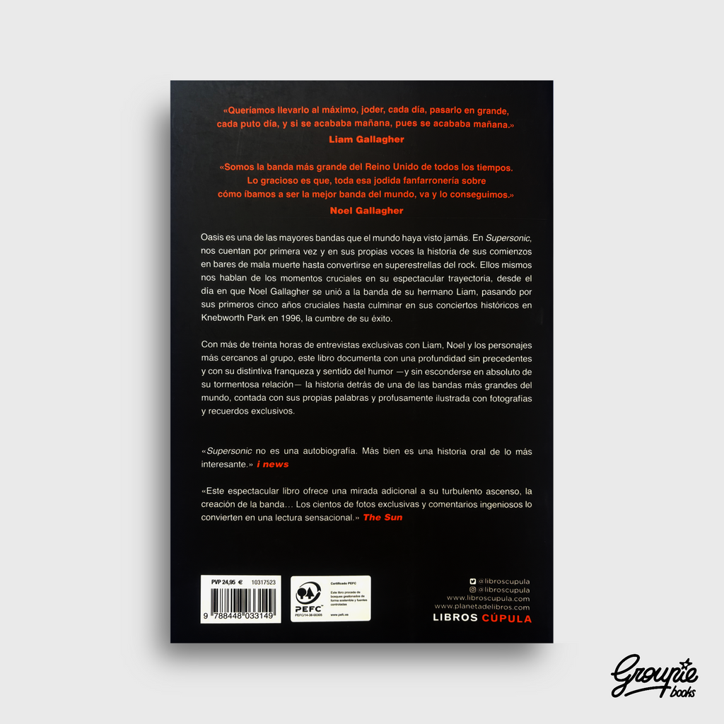 OASIS - SUPERSONIC LIBRO