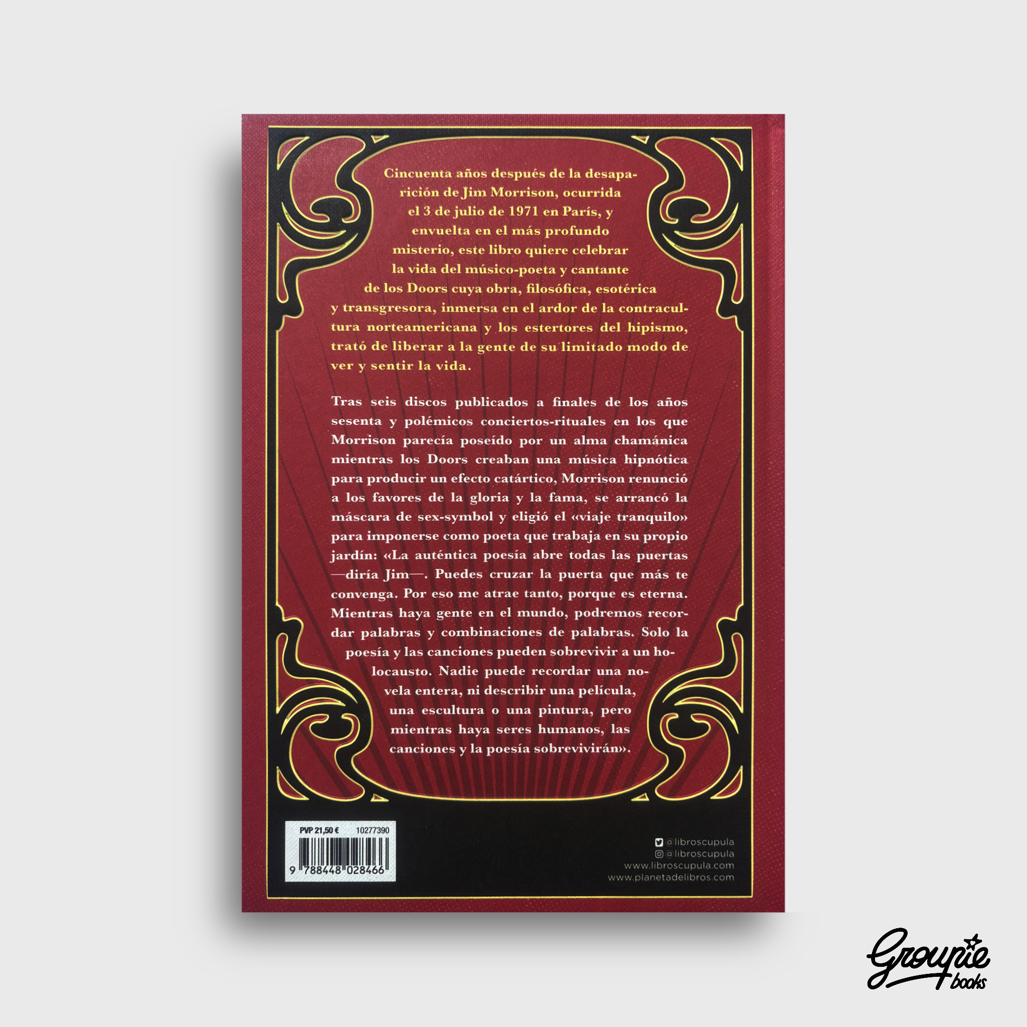 JIM MORRISON - CUANDO LA MUSICA ACABE LIBRO
