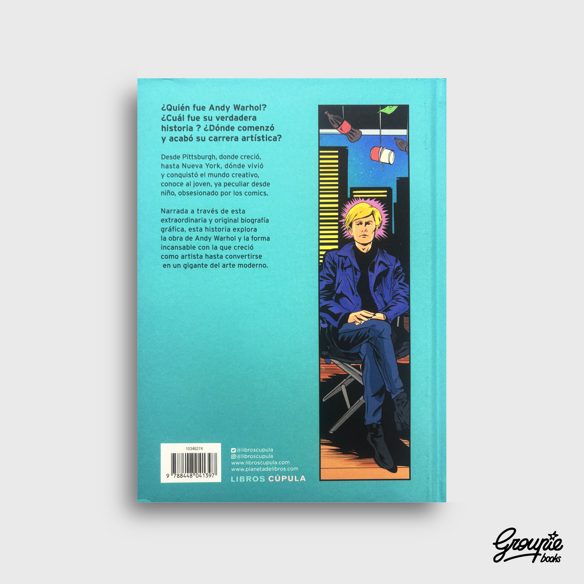 ANDY WARHOL - LA BIOGRAFIA GRAFICA LIBRO