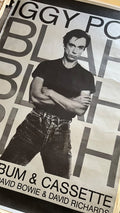 IGGY POP - BLAH BLAH BLAH PROMOTIONAL  /  POSTER ORIGINAL (XL SIZE)