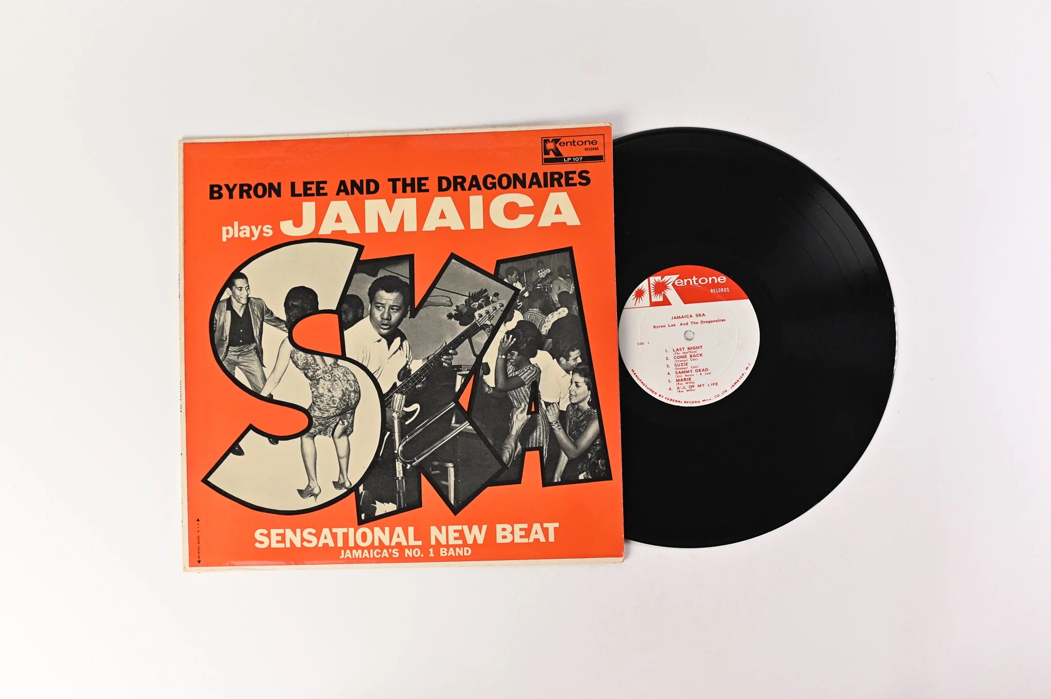 BYRON LEE - PLAYS JAMAICA SKA LP