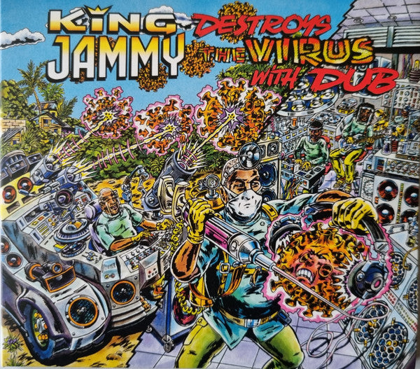 KING JAMMY - DESTROYS THE VIRUS WITH DUB (INCLUYE POSTER) LP