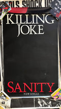 KILLING JOKE - SANITY / SILK SCREENED POSTER ORIGINAL (XL SIZE)