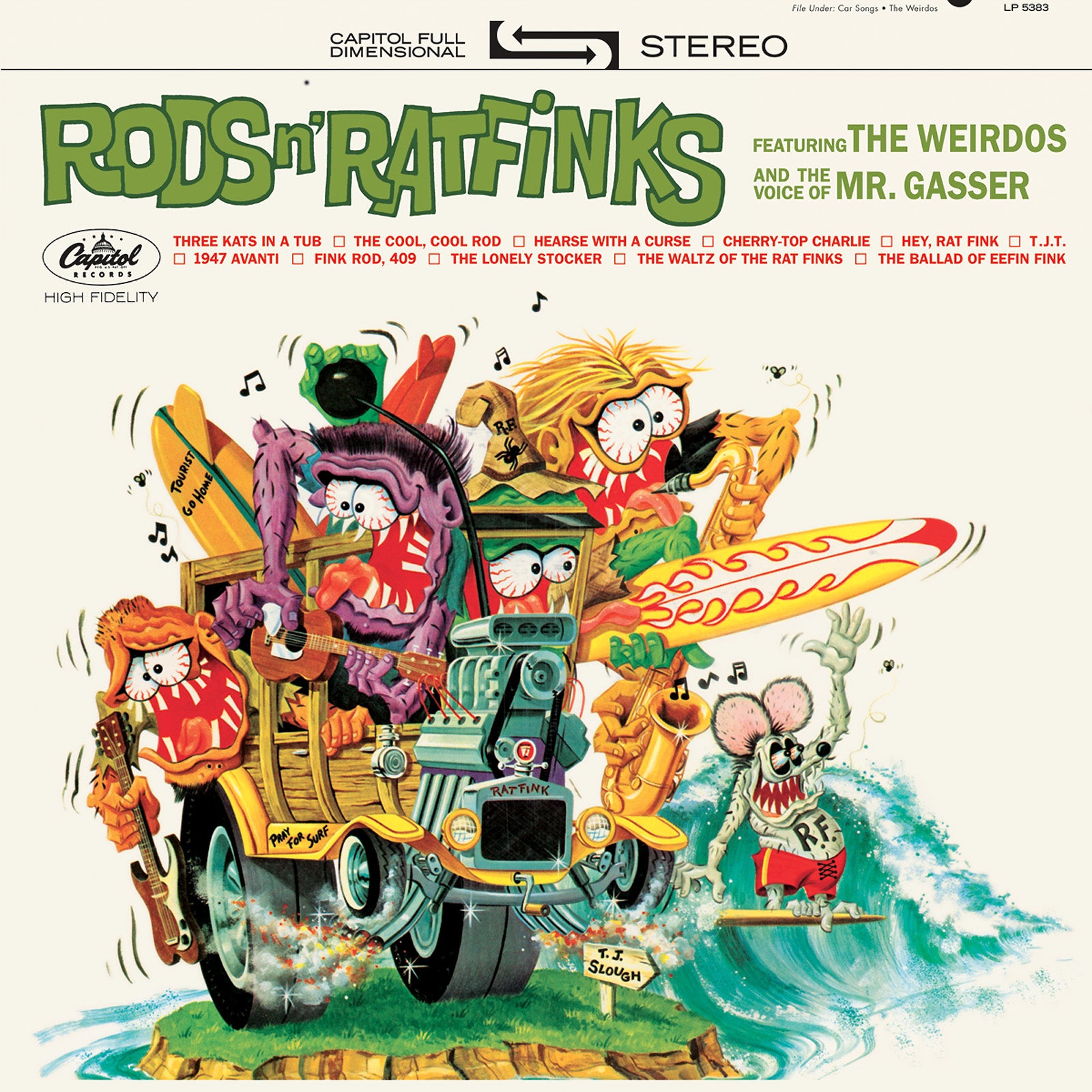 MR. GASSER & THE WEIRDO'S- RODS N´RATFINKS CD