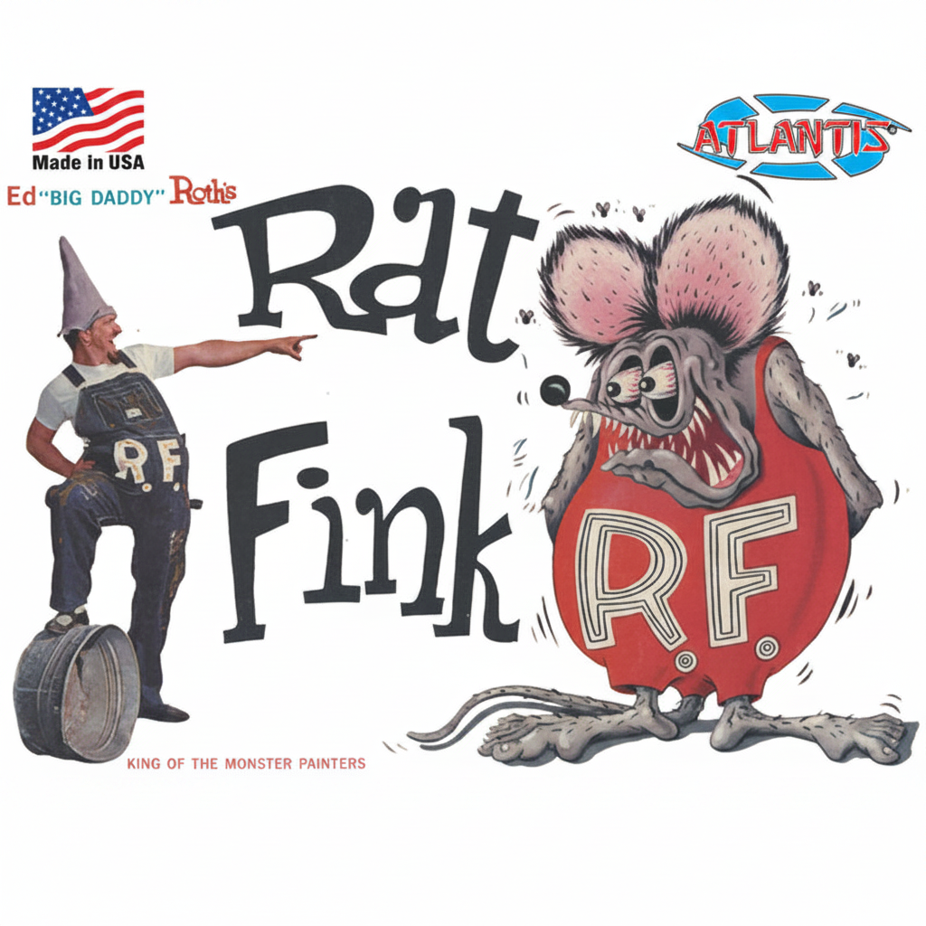 ATLANTIS - RAT FINK (MODEL/SCALE/PAINT)