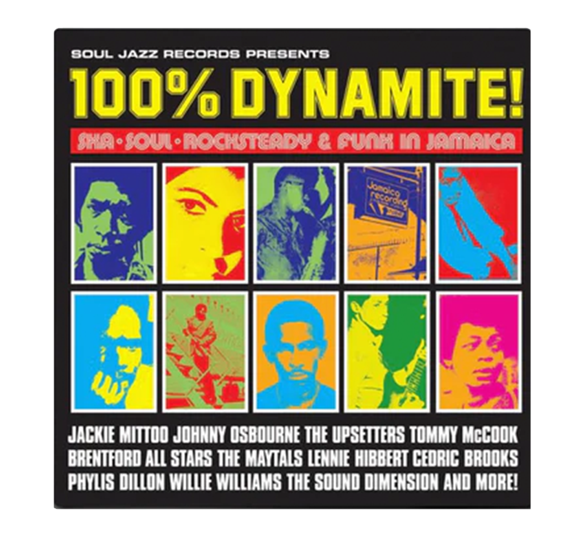 VARIOS - 100% DYNAMITE SKA SOUL ROCKSTEADY FUNK IN JAMAICA 2XLP