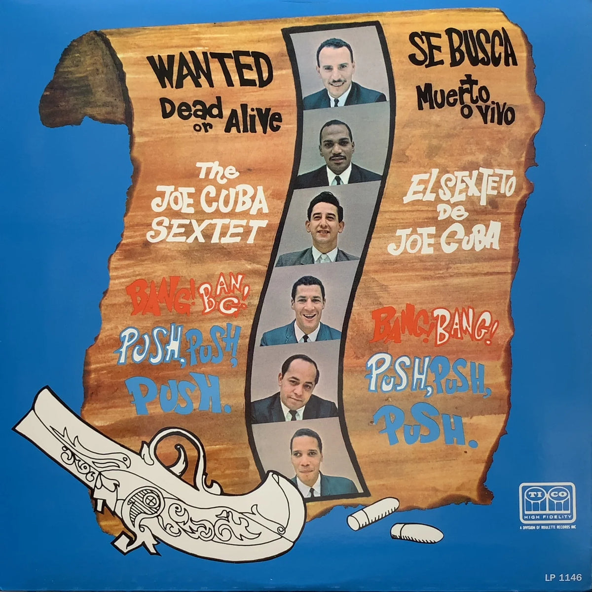 JOE CUBA SEXTET - WANTED DEAD OR ALIVE (USADO) LP