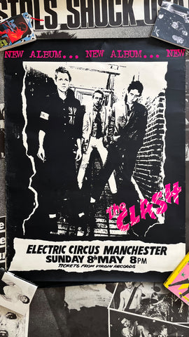 THE CLASH - ELECTRIC CIRCUS POSTER