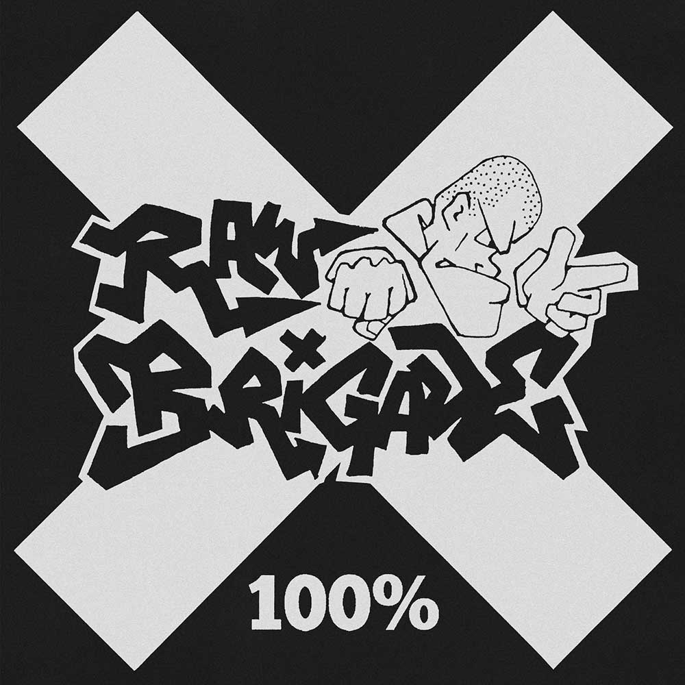 RAW BRIGADE - 100% (COLOR) VERSIÓN EN INGLÉS LP