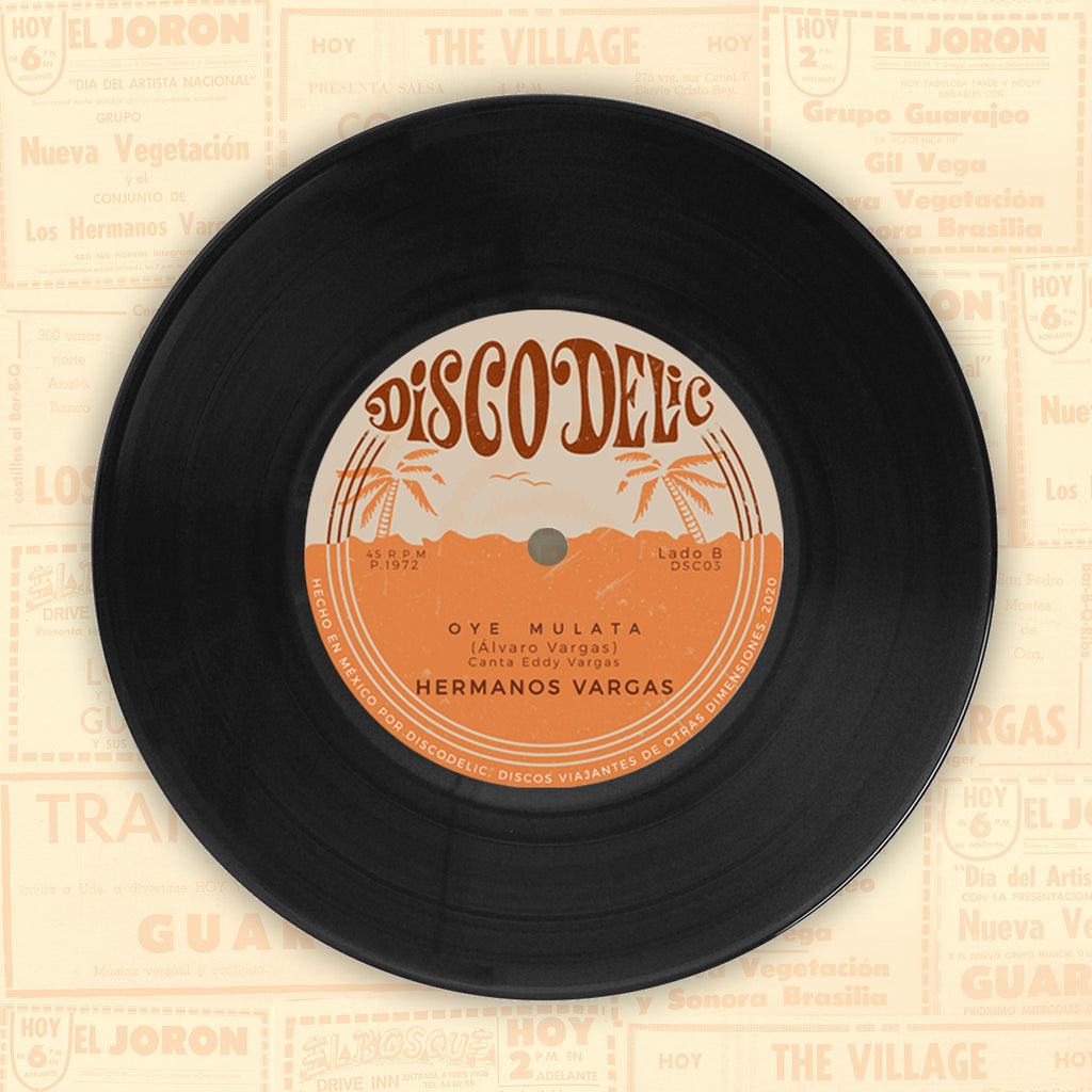 7" COMBO GUARAJEO - ALAMO / HERMANOS VARGAS - OYE MULATA (BLACK VINYL) EDICION LIMITADA