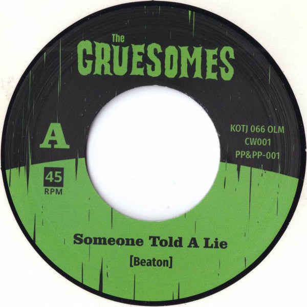 7" THE GRUESOMES - SOMEONE TOLD A LIE (INCLUYE COMIC)