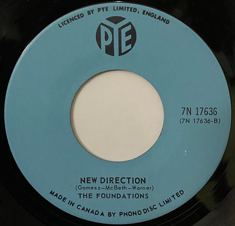 7" THE FOUNDATIONS - NEW DIRECTION ( PSYCH MOD 1968 )