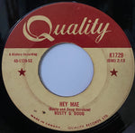 7" RUSTY & DOUG - HEY MAE ( ROCKABILLY 1961 )