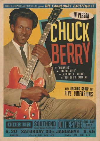 CHUCK BERRY - IN PERSON POSTER